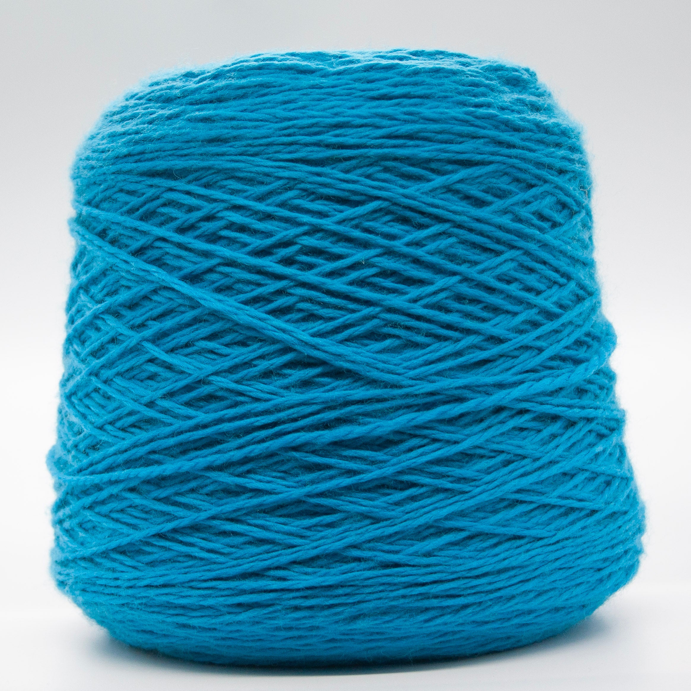 Cone of Sogno yarn in Fluo Blu by Filati Venezia