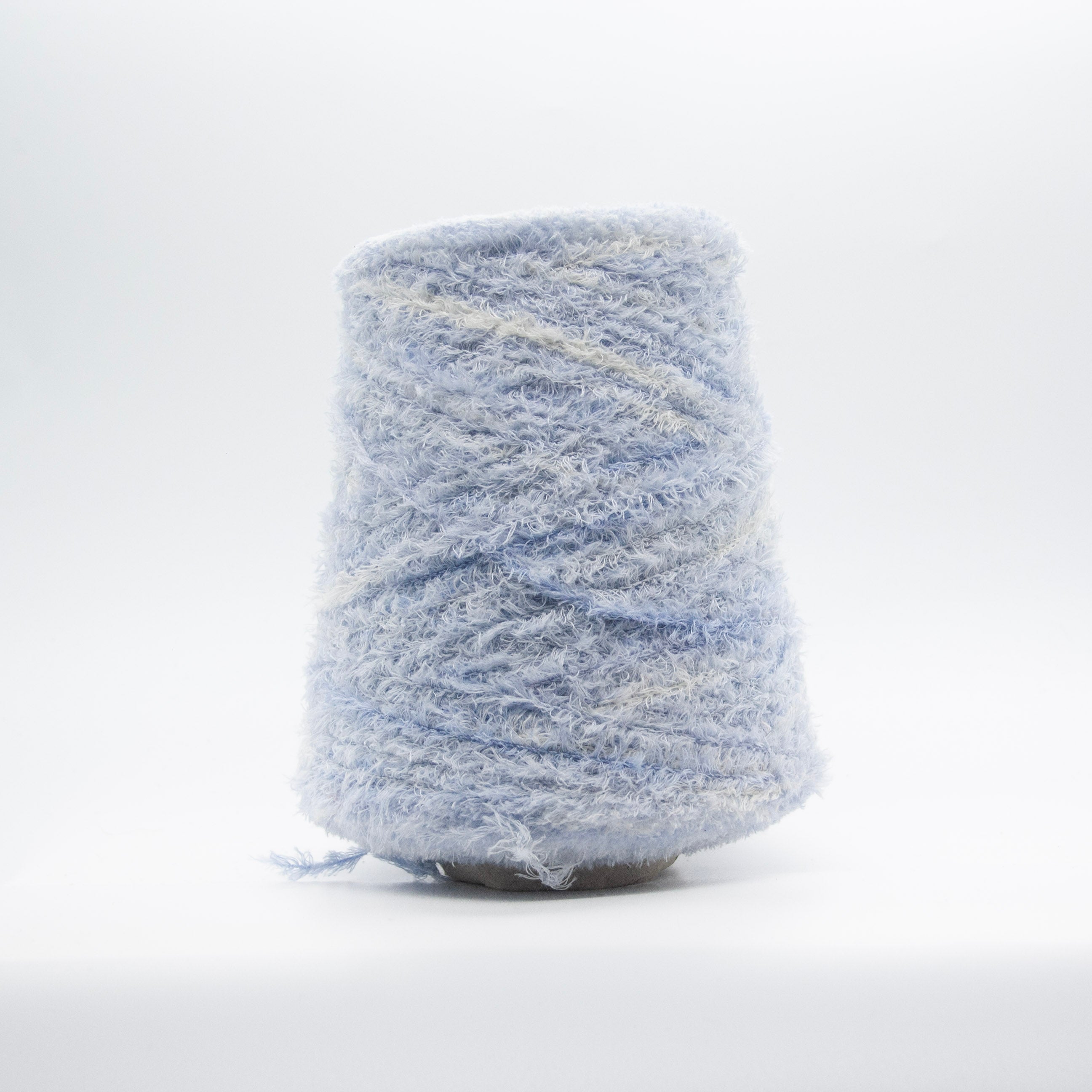 Cone of Tagliatino Merino Silk yarn in Gelo Azzurro by Filati Venezia