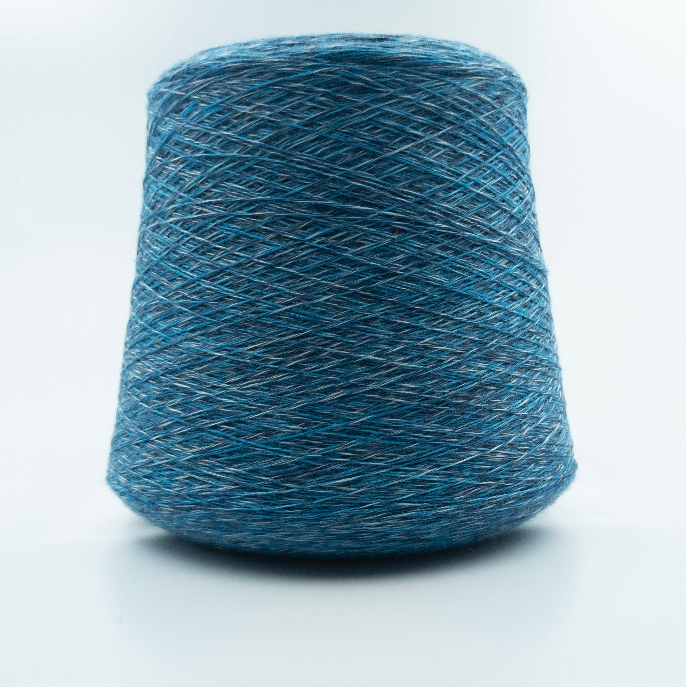 Cone of Wallardo yarn in Sky Marl by Suedwolle Group